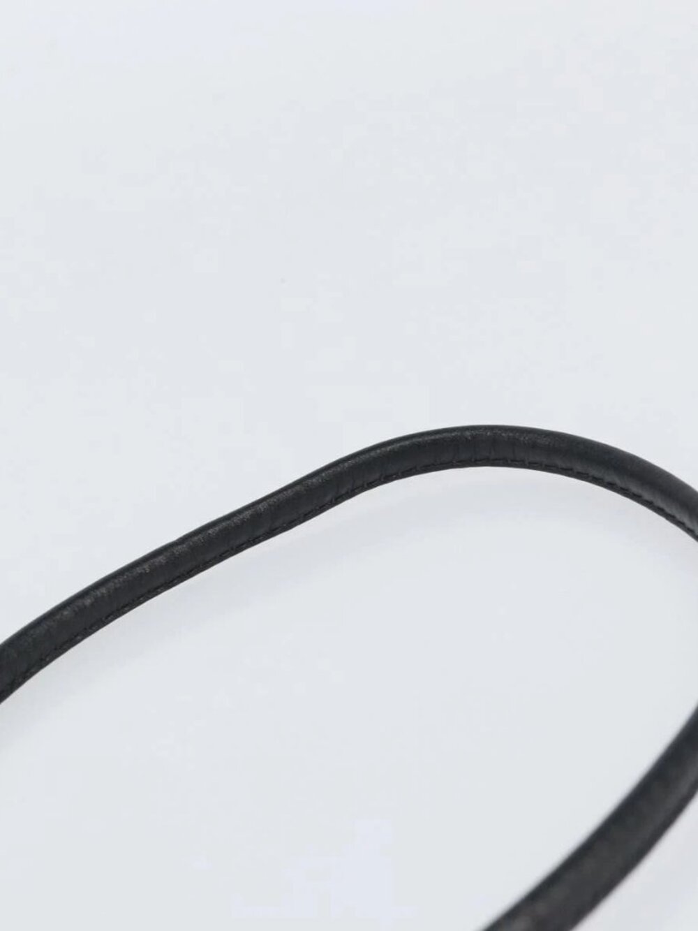 SAINT LAURENT Shoulder Bag PVC Leather Gray Gold Auth bs31403 - Picture 9 of 16